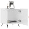 vidaXL Bedside Cabinets 2 pcs High Gloss White 40x40x50 cm Engineered Wood