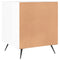 vidaXL Bedside Cabinets 2 pcs High Gloss White 40x40x50 cm Engineered Wood
