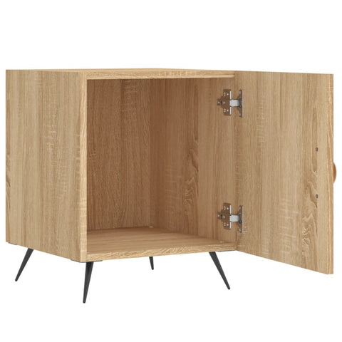 vidaXL Bedside Cabinet Sonoma Oak 40x40x50 cm Engineered Wood