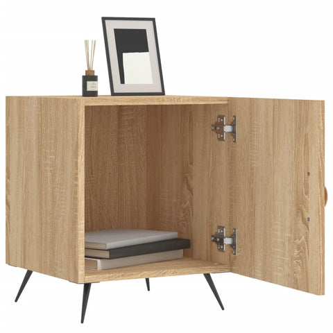 vidaXL Bedside Cabinet Sonoma Oak 40x40x50 cm Engineered Wood