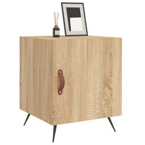 vidaXL Bedside Cabinet Sonoma Oak 40x40x50 cm Engineered Wood