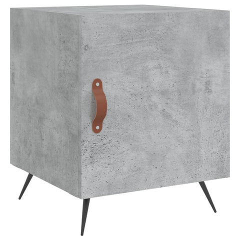 vidaXL Bedside Cabinet Concrete Grey 40x40x50 cm Engineered Wood