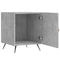 vidaXL Bedside Cabinet Concrete Grey 40x40x50 cm Engineered Wood