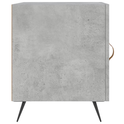 vidaXL Bedside Cabinet Concrete Grey 40x40x50 cm Engineered Wood