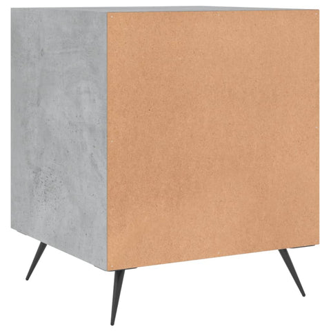 vidaXL Bedside Cabinet Concrete Grey 40x40x50 cm Engineered Wood