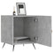 vidaXL Bedside Cabinet Concrete Grey 40x40x50 cm Engineered Wood