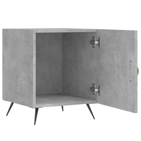 vidaXL Bedside Cabinets 2 pcs Concrete Grey 40x40x50 cm Engineered Wood