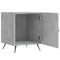 vidaXL Bedside Cabinets 2 pcs Concrete Grey 40x40x50 cm Engineered Wood
