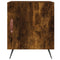 vidaXL Bedside Cabinet Smoked Oak 40x40x50 cm Engineered Wood