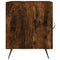 vidaXL Bedside Cabinets 2 pcs Smoked Oak 40x40x50 cm Engineered Wood