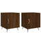 vidaXL Bedside Cabinets 2 pcs Brown Oak 40x40x50 cm Engineered Wood
