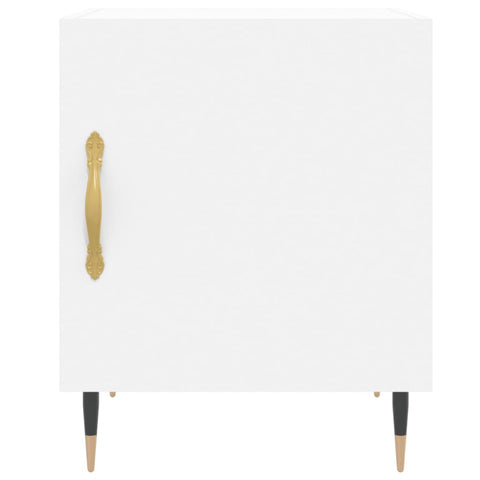 vidaXL Bedside Cabinets 2 pcs White 40x40x50 cm Engineered Wood