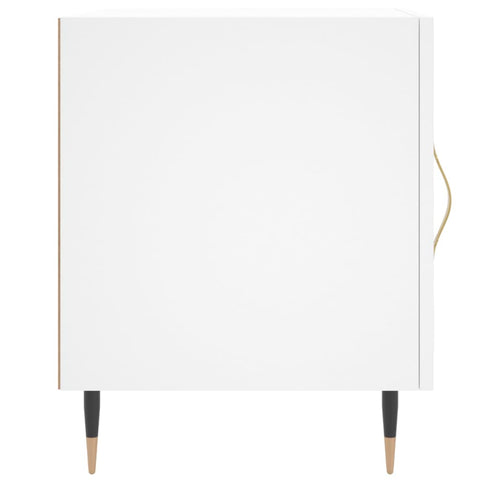 vidaXL Bedside Cabinets 2 pcs White 40x40x50 cm Engineered Wood