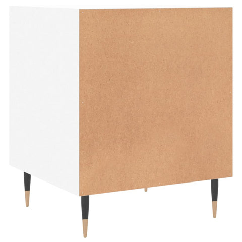 vidaXL Bedside Cabinets 2 pcs White 40x40x50 cm Engineered Wood