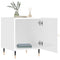 vidaXL Bedside Cabinets 2 pcs High Gloss White 40x40x50 cm Engineered Wood