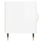 vidaXL Bedside Cabinets 2 pcs High Gloss White 40x40x50 cm Engineered Wood