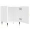 vidaXL Bedside Cabinets 2 pcs High Gloss White 40x40x50 cm Engineered Wood