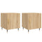 vidaXL Bedside Cabinets 2 pcs Sonoma Oak 40x40x50 cm Engineered Wood