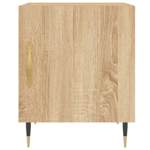 vidaXL Bedside Cabinets 2 pcs Sonoma Oak 40x40x50 cm Engineered Wood