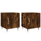 vidaXL Bedside Cabinets 2 pcs Smoked Oak 40x40x50 cm Engineered Wood
