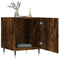 vidaXL Bedside Cabinets 2 pcs Smoked Oak 40x40x50 cm Engineered Wood