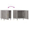 vidaXL Bedside Cabinet Grey Sonoma 40x40x50 cm Engineered Wood