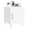 vidaXL Bedside Cabinet White 40x40x50 cm Engineered Wood