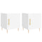 vidaXL Bedside Cabinets 2 pcs White 40x40x50 cm Engineered Wood