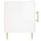 vidaXL Bedside Cabinets 2 pcs High Gloss White 40x40x50 cm Engineered Wood