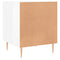 vidaXL Bedside Cabinets 2 pcs High Gloss White 40x40x50 cm Engineered Wood