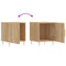 vidaXL Bedside Cabinets 2 pcs Sonoma Oak 40x40x50 cm Engineered Wood