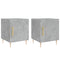 vidaXL Bedside Cabinets 2 pcs Concrete Grey 40x40x50 cm Engineered Wood