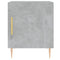 vidaXL Bedside Cabinets 2 pcs Concrete Grey 40x40x50 cm Engineered Wood