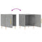 vidaXL Bedside Cabinets 2 pcs Concrete Grey 40x40x50 cm Engineered Wood
