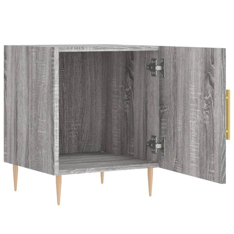 vidaXL Bedside Cabinet Grey Sonoma 40x40x50 cm Engineered Wood