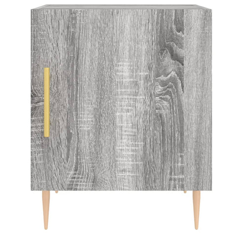 vidaXL Bedside Cabinet Grey Sonoma 40x40x50 cm Engineered Wood