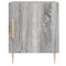 vidaXL Bedside Cabinet Grey Sonoma 40x40x50 cm Engineered Wood