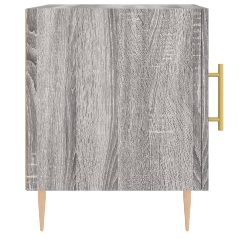 vidaXL Bedside Cabinet Grey Sonoma 40x40x50 cm Engineered Wood