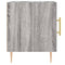 vidaXL Bedside Cabinet Grey Sonoma 40x40x50 cm Engineered Wood