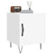 vidaXL Bedside Cabinets 2 pcs White 40x40x50 cm Engineered Wood