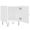 vidaXL Bedside Cabinets 2 pcs White 40x40x50 cm Engineered Wood