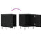 vidaXL Bedside Cabinet Black 40x40x50 cm Engineered Wood