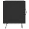 vidaXL Bedside Cabinets 2 pcs Black 40x40x50 cm Engineered Wood