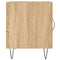 vidaXL Bedside Cabinet Sonoma Oak 40x40x50 cm Engineered Wood