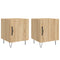 vidaXL Bedside Cabinets 2 pcs Sonoma Oak 40x40x50 cm Engineered Wood