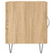 vidaXL Bedside Cabinets 2 pcs Sonoma Oak 40x40x50 cm Engineered Wood