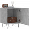 vidaXL Bedside Cabinets 2 pcs Concrete Grey 40x40x50 cm Engineered Wood