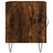 vidaXL Bedside Cabinets 2 pcs Smoked Oak 40x40x50 cm Engineered Wood