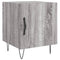 vidaXL Bedside Cabinet Grey Sonoma 40x40x50 cm Engineered Wood