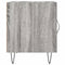 vidaXL Bedside Cabinet Grey Sonoma 40x40x50 cm Engineered Wood